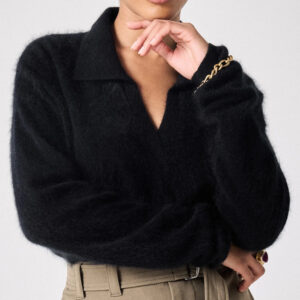 ROXANE brushed sweater black - NOTSHY