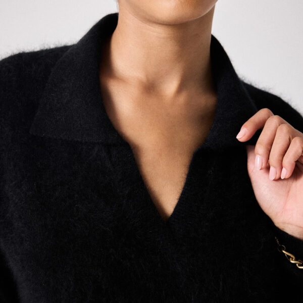 ROXANE brushed sweater black - NOTSHY - Image 4