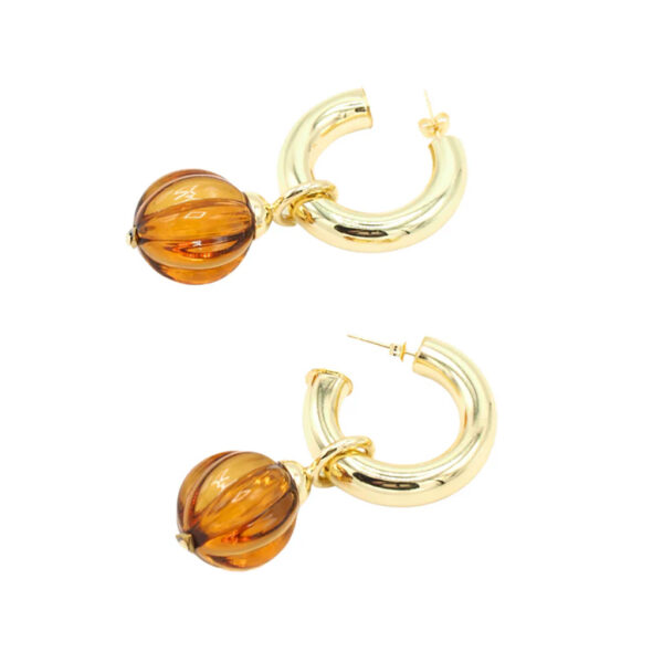 CARAMELO37 EARRINGS BROWN - SITA NEVADO