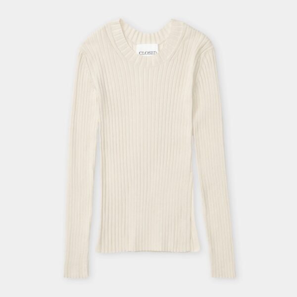 Shirt crew neck long sleeve knit - CLOSED