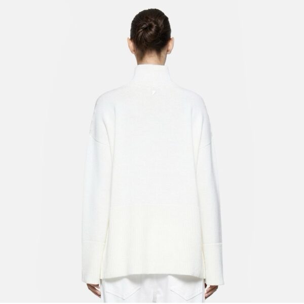 Dolcevita wool high neck sweater off white - DONDUP - Image 3