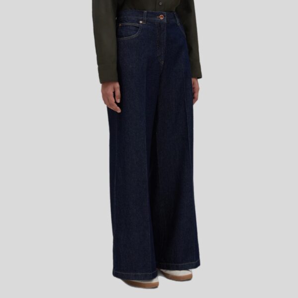 Wide Pleated Denim - ASPESI - Image 3