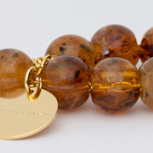 Mini beads bracelet amber - VANESSA BARONI - Image 3