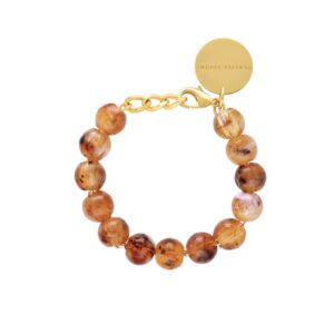 Mini beads bracelet amber - VANESSA BARONI