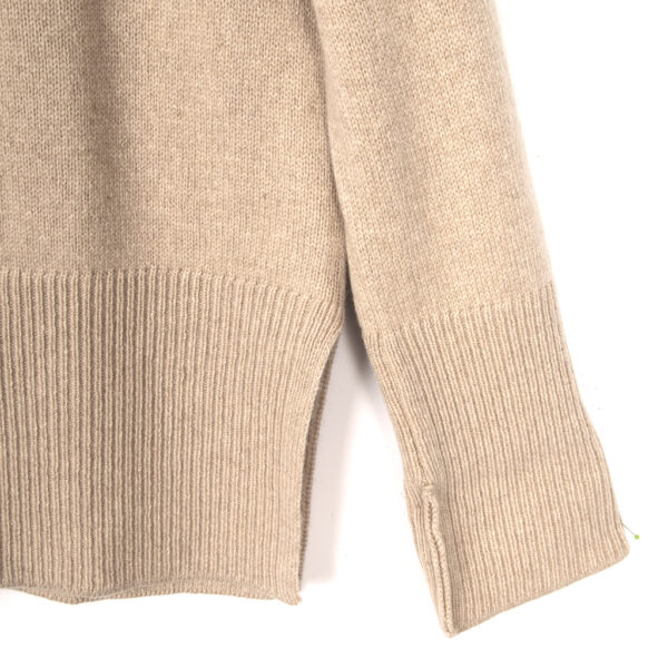 Sweater cashmere roundneck beige - GRAN SASSO - Image 2