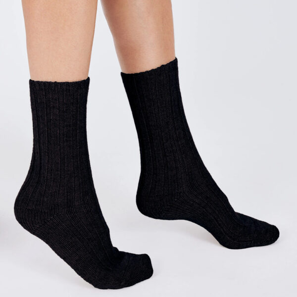 Cashmere chausettes IRENE black - NOTSHY - Image 2