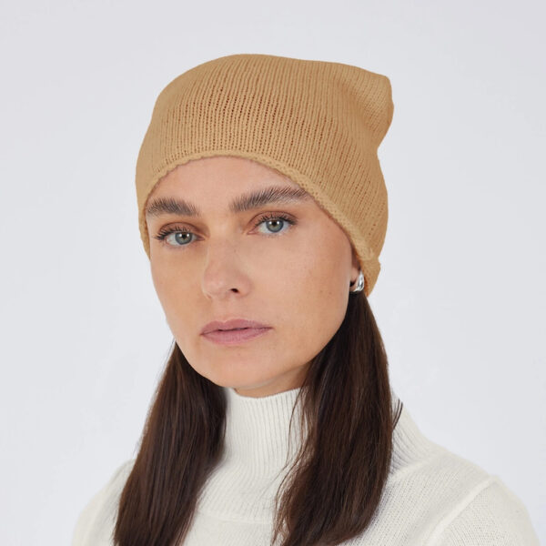 Cashmere beanie INES camel chine - NOTSHY - Image 2