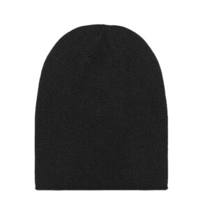Cashmere beanie INES black - NOTSHY