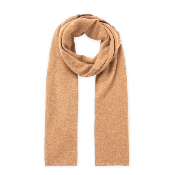 Cashmere shawl VIOLETA camel chine - NOTSHY