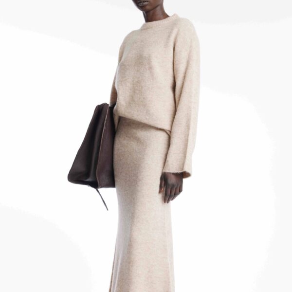 BEAU Knitted sweater sandstone - ONE AND OTHER - Image 3
