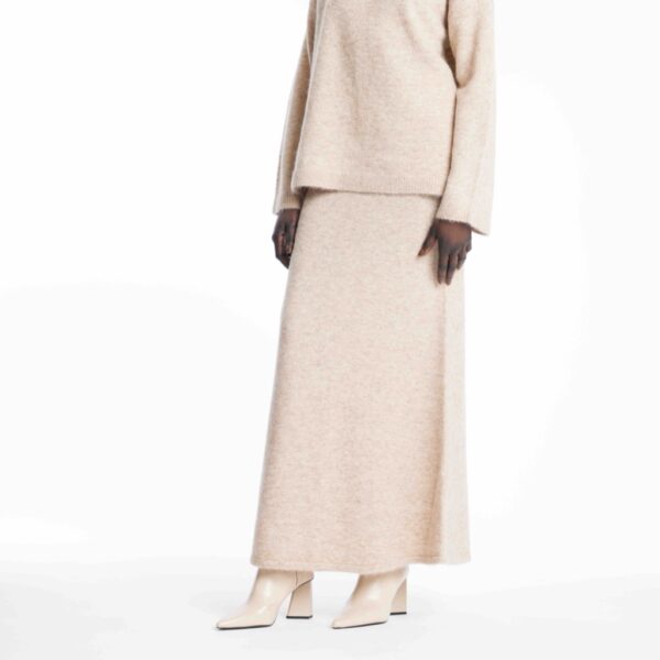 BEAU Knitted skirt sandstone - ONE AND OTHER - Image 2