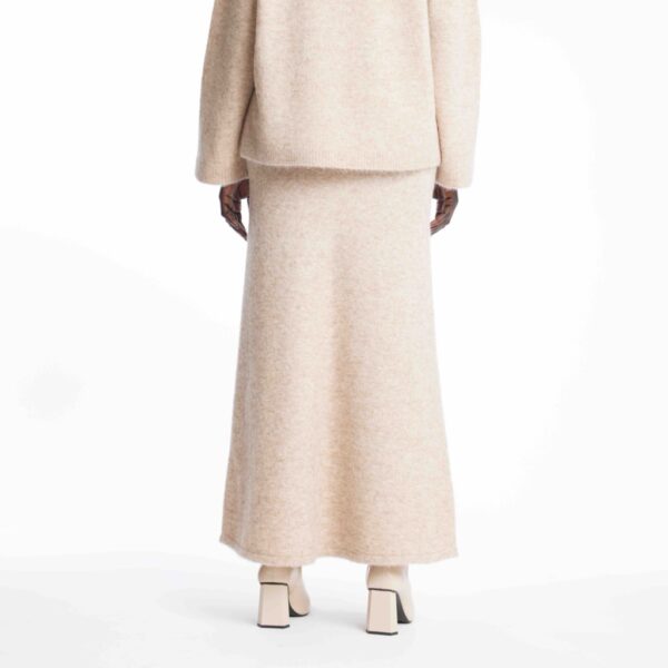 BEAU Knitted skirt sandstone - ONE AND OTHER - Image 4