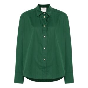 Cotton poplin shirt green - FORTE-FORTE