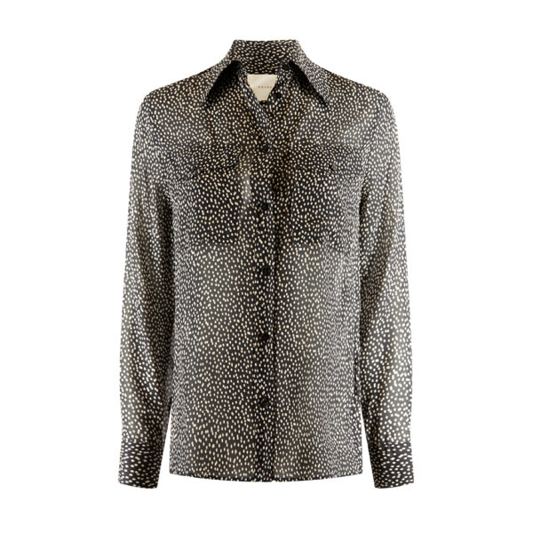 ISABELLA shirt black/white shirt - XACUS