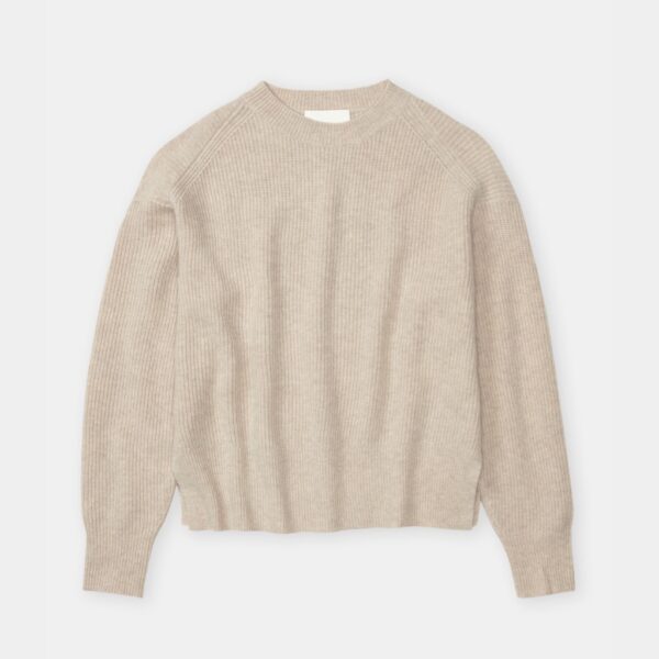 Wool rib sweater beige - CLOSED