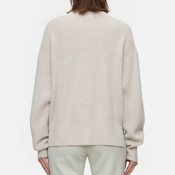 Wool rib sweater beige - CLOSED - Image 3
