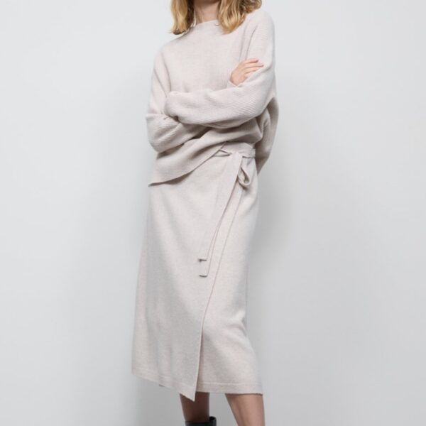Wool rib sweater beige - CLOSED - Image 6