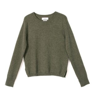 BECKA cashmere sweater ash green - NOTSHY