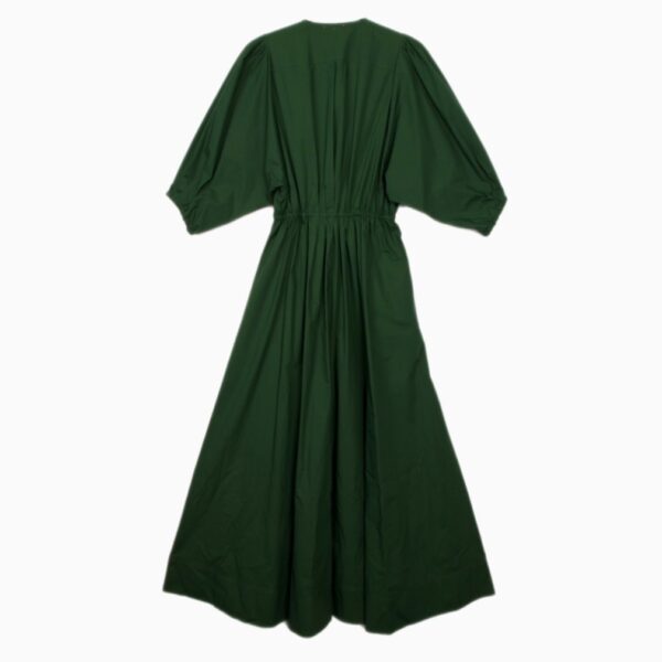 Cotton poplin dress green - FORTE-FORTE - Image 2