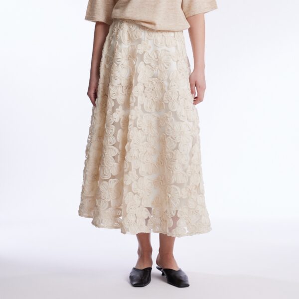 Ihrin Skirt eggshell - ONE AND OTHER