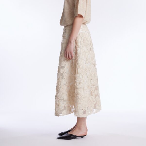 Ihrin Skirt eggshell - ONE AND OTHER - Image 3
