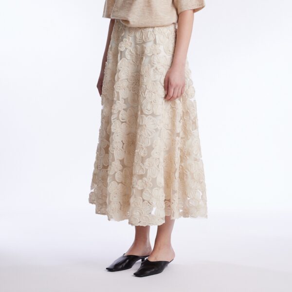 Ihrin Skirt eggshell - ONE AND OTHER - Image 2
