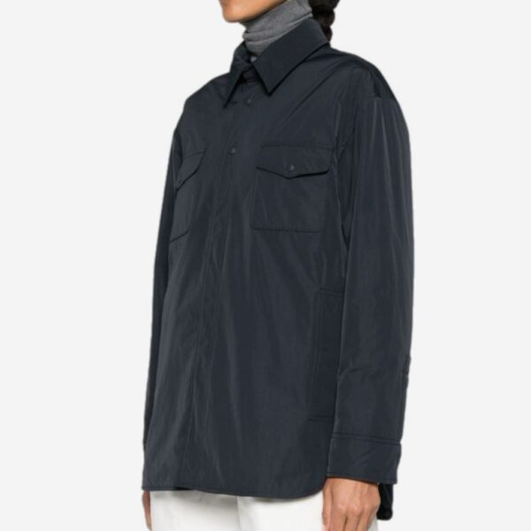 Shirt jacket navy - ASPESI - Image 3