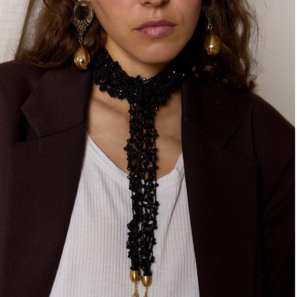 CAMPANILE Earrings Black - SITA NEVADO - Image 2