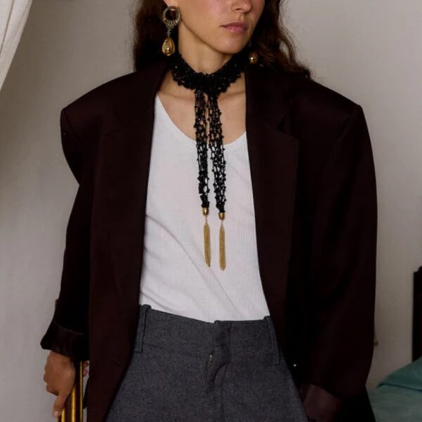 CAMPANILE Earrings Black - SITA NEVADO - Image 3