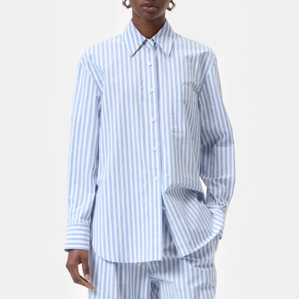 Oversize Shirt Striped - CLOSED - Image 2