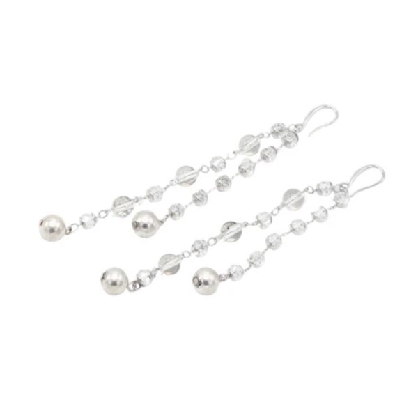 SIBILA Earrings crystal/silver- SITA NEVADO