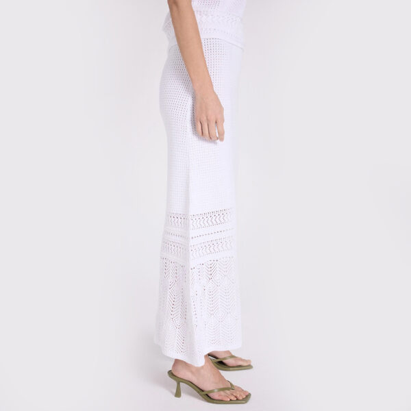 Long crochet skirt white - NOTSHY - Image 2