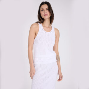 Tank top crochet white - NOTSHY