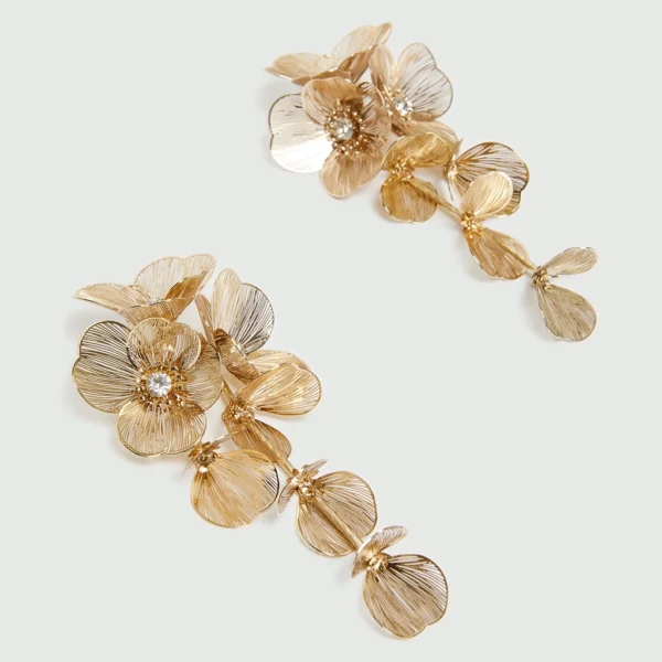 Earrings flowers gold - MARELLA - Image 2