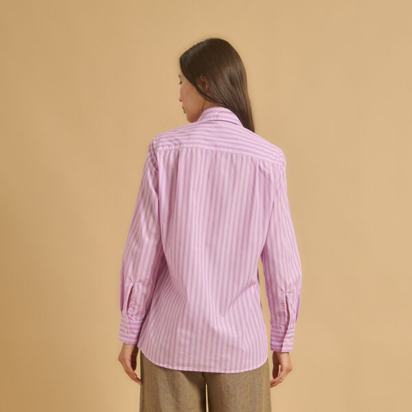 Shirt CANA striped ruffled pink - DIEGA - Image 4