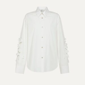 Embroidered shirt white - FORTE_FORTE