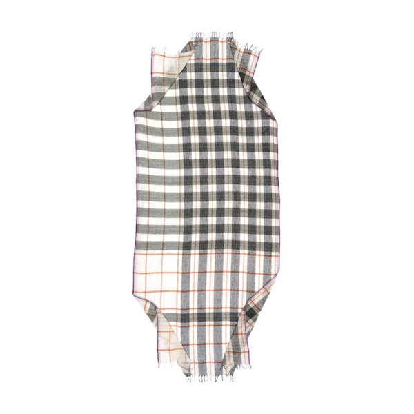 Shawl linen/cotton 200x90 cm CHARCOAL - EPICE