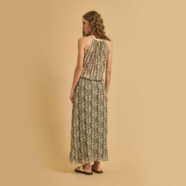 Dress RANZIA ecru black - DIEGA - Image 5