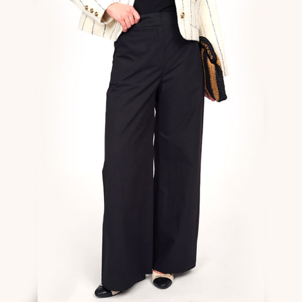 Trousers JACKY wide black - SUNCOO - Image 2