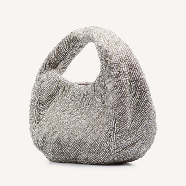 Bag AVEGAS silver beads - SUNCOO - Image 2