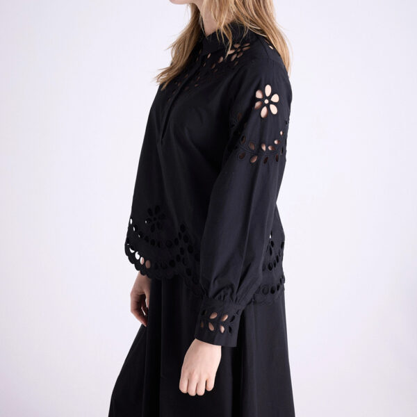 Shirt embroidered black - NOTSHY - Image 2
