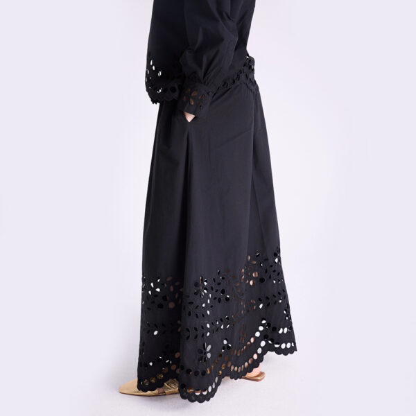 Skirt embroidered black - NOTSHY - Image 7