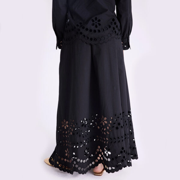 Skirt embroidered black - NOTSHY - Image 2