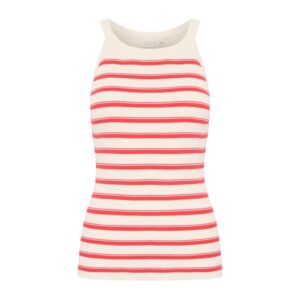 IRFANTO TO2 Striped Red/ White Tank Top- ATELIER RÊVE