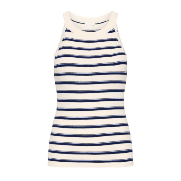 IRFANTO TO2 Striped Navy/ White Tank Top- ATELIER RÊVE