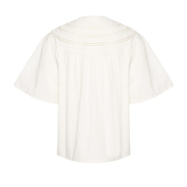 IRBRIT SS Blouse White - ATELIER RÊVE - Image 2
