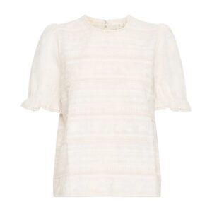 IRGINA SS Blouse Eggshell - ATELIER RÊVE