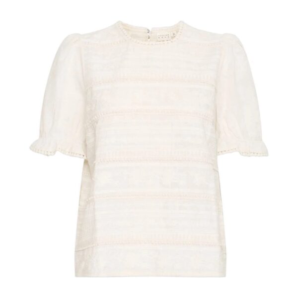 IRGINA SS Blouse Eggshell - ATELIER RÊVE
