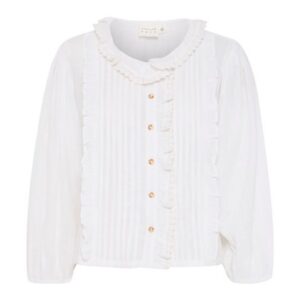 IRNINE SH Blouse White - ATELIER RÊVE