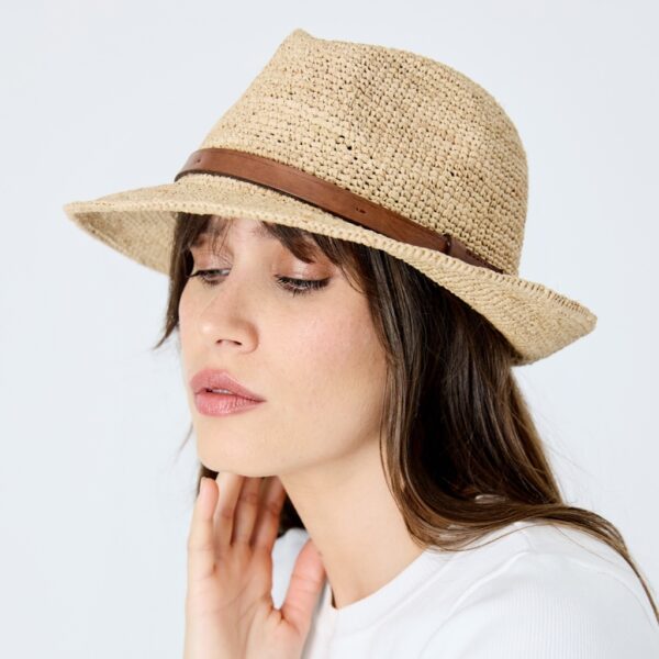 Raffia hat DIEGO natural - IBELIV - Image 2